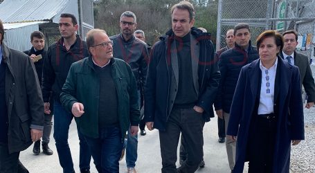 Επίσκεψη Μητσοτάκη στο hot spot της Μόριας – Προτεραιότητα το μεταναστευτικό για τον πρόεδρο της ΝΔ
