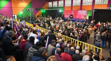 Πρώτη προεκλογική συγκέντρωση Τσίπρα με Bella Ciao και επίθεση στη ΝΔ