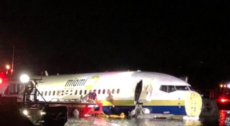 “Λαχτάρα” για Boeing 737 με 136 επιβαίνοντες: Από το διάδρομο προσγείωσης κατέληξε σε ποτάμι