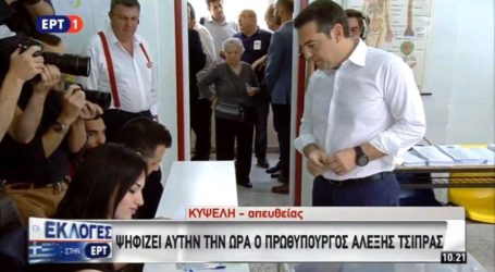 Ψήφισε ο Αλέξης Τσίπρας: Είναι μέρα ευθύνης για τα μέτρα