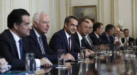 Υπουργικό Συμβούλιο: «Φορτωμένη» η ατζέντα της κυβέρνησης Μητσοτάκη