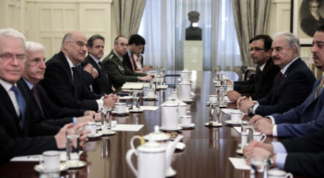 Δένδιας μετά την συνάντηση στο ΥΠΕΞ: Ο Χαφτάρ μας είπε σε όλα «ναι»