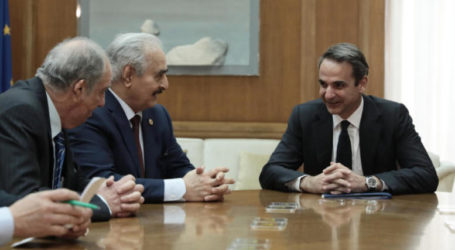 Χαφτάρ: «Ευχαριστώ» σε Μητσοτάκη και Δένδια μετά τη Διάσκεψη