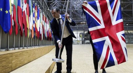 Brexit: H στιγμή που «κατέβηκε» η Βρετανική σημαία στις Βρυξέλλες