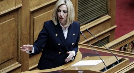 Φώφη Γεννηματά: “Εφιαλτικά τα στοιχεία για την ανεργία”
