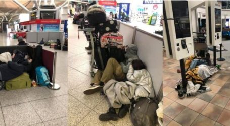 Κορωνοϊός: Στο …πάτωμα του αεροδρομίου κοιμούνται οι εγκλωβισμένοι Έλληνες – βίντεο