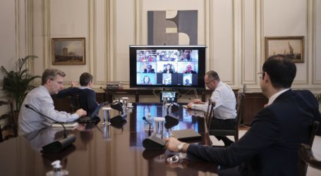 Τηλεδιάσκεψη Μητσοτάκη με εκπροσώπους του ΙΣΝ για την αξιοποίηση της δωρεάς μαμούθ