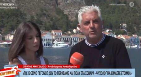 Αντιδήμαρχος Καστελόριζου: Αισθανόμαστε ασφάλεια, η δύναμη αποτροπής στο νησί μας είναι πολύ μεγάλη (vid)