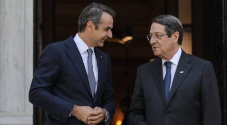 Αναστασιάδης: Άριστη συνεργασία Ελλαδας και Κύπρου στην αντιμετώπιση των προκλήσεων
